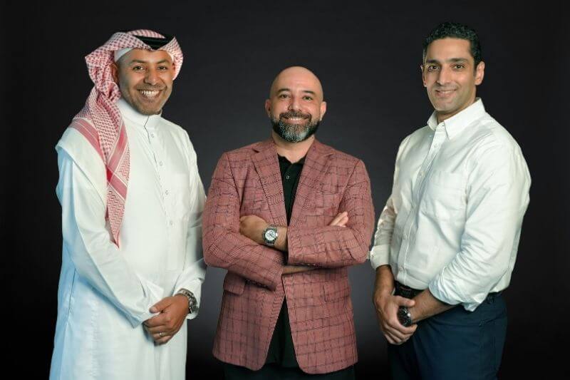 UPFRONT Founders Anas Qudah, Abdullah Alghadouni, Mahmoud Abdel-Fattah Moursy